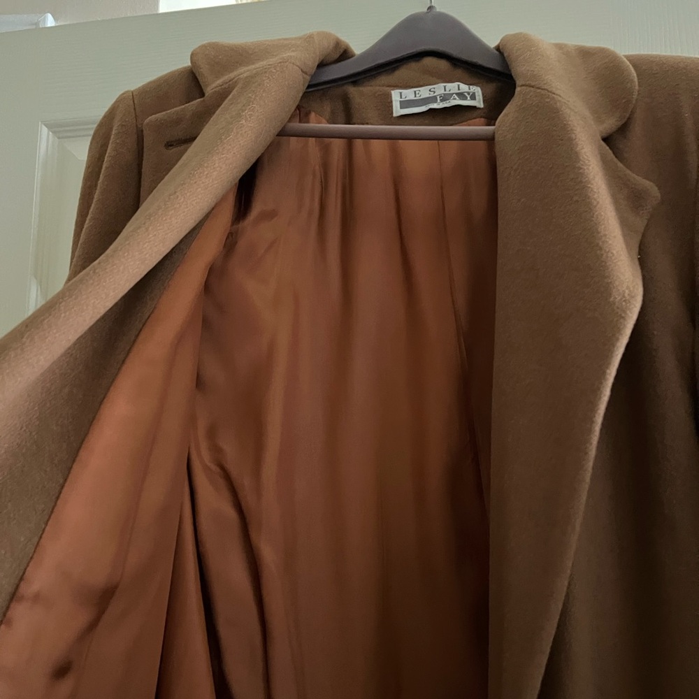 Leslie Fay Trench Coat & Scarf